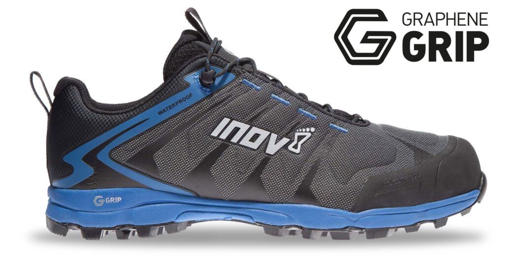 Inov-8 Roclite G 350 Mens Hiking Boots Black/Blue Australia (EGTSHY403)